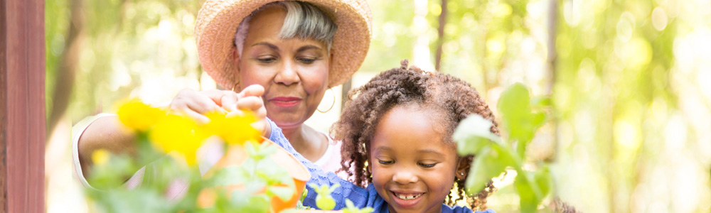 Volunteers supporting seniors